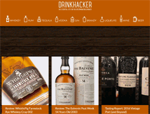 Tablet Screenshot of drinkhacker.com